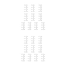 20Pièces Anneaux Plastique Transparent Flexible Pour Étudiants