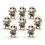 8 PCS 3D printed cocoa duck skeleton model toy set 1