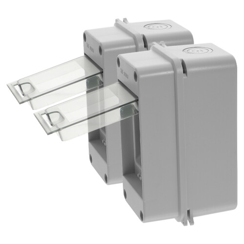 6St Power Distribution Box Grijs, Circuit Breaker Cover ABS St 1