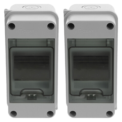 6St Power Distribution Box Grijs, Circuit Breaker Cover ABS St 2