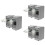 6St Power Distribution Box Grijs, Circuit Breaker Cover ABS St 7