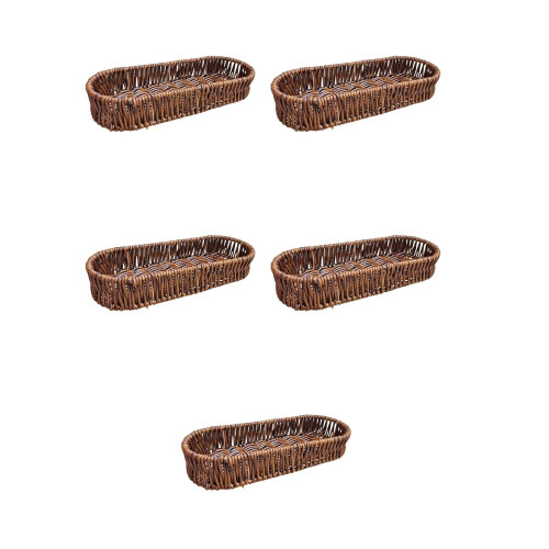 5Stk Wicker Look Plastik Mit Deckel Für 2