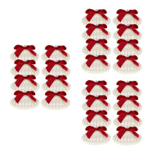 24Pièces Boîtes Rouge Nœud