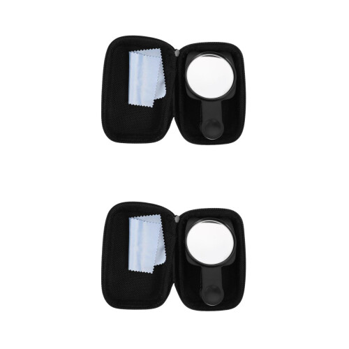 2Pièces Selfie Clip Durable Noir Pour Smartphone