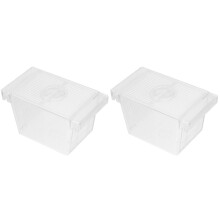 2Pièces Aquarium D'élevage Transparent Avec Séparateur Pour