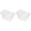 2Pièces Aquarium D'élevage Transparent Avec Séparateur Pour 1