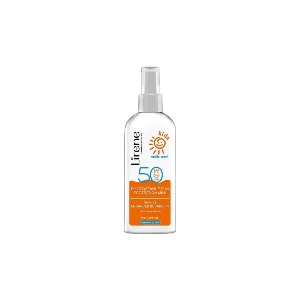 Lirene Vanilla Scent (SPF 50) For Kids |Moisturizing Care & Lightweight Texture - 150ml