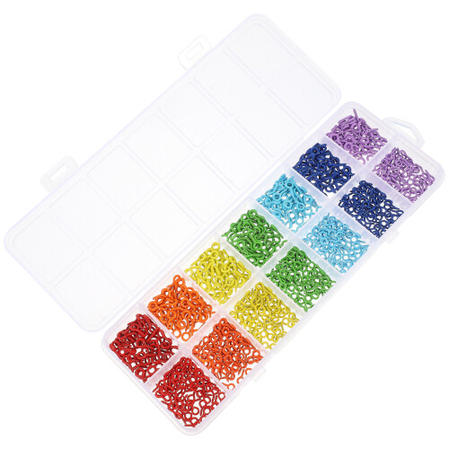 Mini Vis À Œil Multicolores En Fer Pour Projets DIY 1