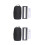 2Ensembles Support Accessoire Pédalier Guitare Noir Protection Durable 9