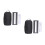 2Ensembles Support Accessoire Pédalier Guitare Noir Protection Durable 10