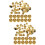 100Ensembles Fermoirs Pins Dorés Pour Badges Décorations 7