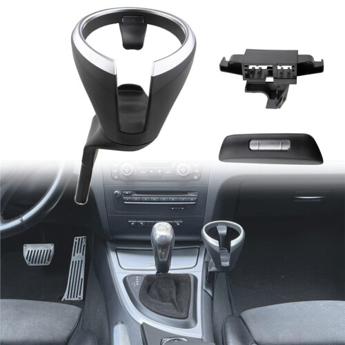 Kit Portabicchieri A Scatto per  Serie 1 M 118i 128i X1 E81 E87 E84 E88 E82 2012 2009 Accessori Auto 2