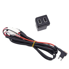 Car Dual USB QC3.0 Fast Charger Socket Phone Charging Outlet Power Adapter for Multivan T5