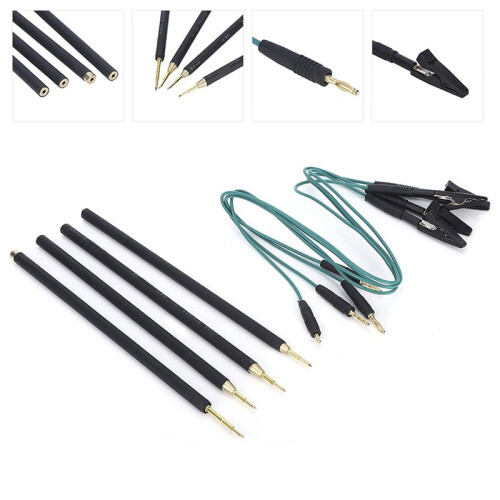 Probe Pens Frame Pins with Connect Cable Replacement for LED BDM Frame 4 Probes with Connect Cable ECU Read/Write Probes