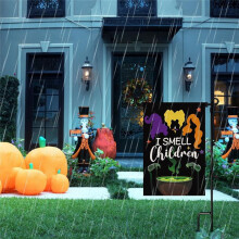 Numéro 3 Halloween Décoration Jardin Drapeau Cour Jardin Décoration Fond Extérieur Vacances Drapeau Fond