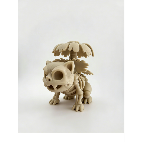 6 PCS 3D printed Venusaur skeleton model toy set 1