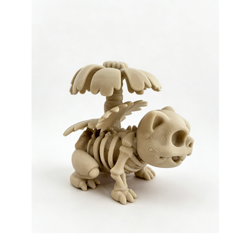 6 PCS 3D printed Venusaur skeleton model toy set 2