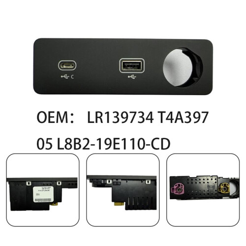 LR139734 Car USB Charging Port Interface Socket for   Sport Evoque 2021-2023 L8B2-19E110-CD 1