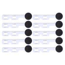 10Pièces Instrument Mesure Pd Plastique Précis Pour Optométrie