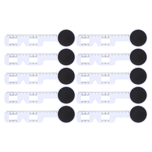 10Pièces Instrument Mesure Pd Plastique Précis Pour Optométrie