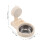 Suction Cup Ashtray Wall Mounted Beige Carbon Steel Plastic Holder 3
