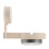 Suction Cup Ashtray Wall Mounted Beige Carbon Steel Plastic Holder 9