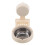 Suction Cup Ashtray Wall Mounted Beige Carbon Steel Plastic Holder 10
