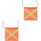 2Pièces Drapeaux De Orange PVC Réflecteurs Pour 3