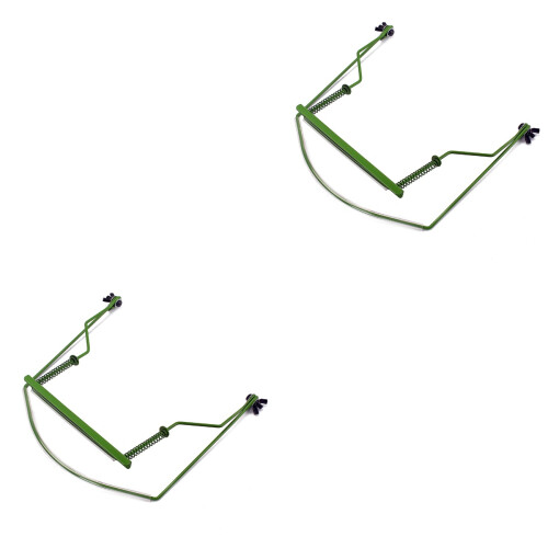 2Pièces Support 10 Trous Vert Acier Inox Réglable Confort 2