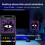 DIY RGB  LED Pixel Panel Lamp 32x 32 USB Graffiti  App Control for Home Room Decor Text Screen Car Display 7