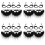 8Ensembles Accessoires Costume Barbe Lunettes 6