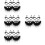 8Ensembles Accessoires Costume Barbe Lunettes 8