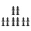 16Pcs Plastic Replacement Feet Black for Home Electric Scale Stability 9