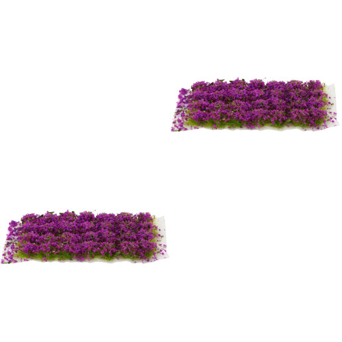 Mini Fleurs Violet Durable Pour Scène Miniature Décor 2