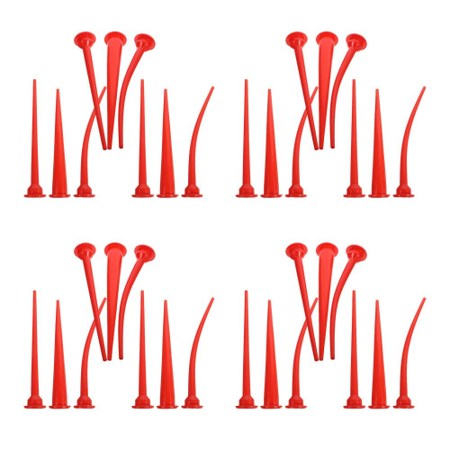 36Pièces Pointues En Rouge Avec Capuchon Résistant 2