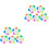 2Pcs Multi Color Fluorescent Highlighter Pens for DIY Art and Writing 4