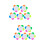 2Pcs Multi Color Fluorescent Highlighter Pens for DIY Art and Writing 8