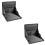 2Pièces Plateau Support Laptop Noir Ajustable Et Pratique 6