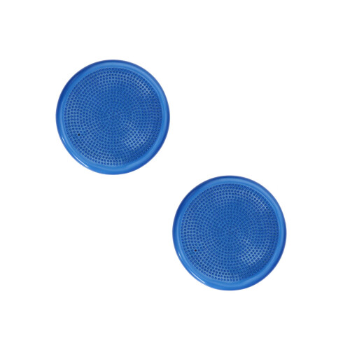 2Pcs Blue Wobble Disc Cushion for Core Workout and Ergonomic Seating 2