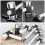 2Pcs Practical Home Nail Hammer Silver Non-Slip Rubber Handle 5