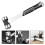 2Pcs Practical Home Nail Hammer Silver Non-Slip Rubber Handle 9