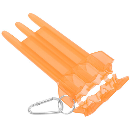 3Pièces Boîtes De Rangement Orange Pour Fléchettes Avec Décapsuleur 1