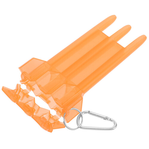 3Pièces Boîtes De Rangement Orange Pour Fléchettes Avec Décapsuleur 2