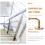 4Pièces Fixations Rampe Escalier En Acier Inoxydable Résistant 11