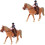 2Pièces Personnages Modèles Décor Ferme 4