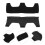 8Pièces Bandeau Transpiration Casque Sécurité Coton Noir Confortable 11