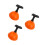3Pcs Mini Drain Plunger Set Tpr ABS Handheld for Kitchen Bathroom Sink 4