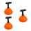 3Pcs Mini Drain Plunger Set Tpr ABS Handheld for Kitchen Bathroom Sink 5