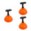 3Pcs Mini Drain Plunger Set Tpr ABS Handheld for Kitchen Bathroom Sink 8
