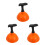 3Pcs Mini Drain Plunger Set Tpr ABS Handheld for Kitchen Bathroom Sink 9